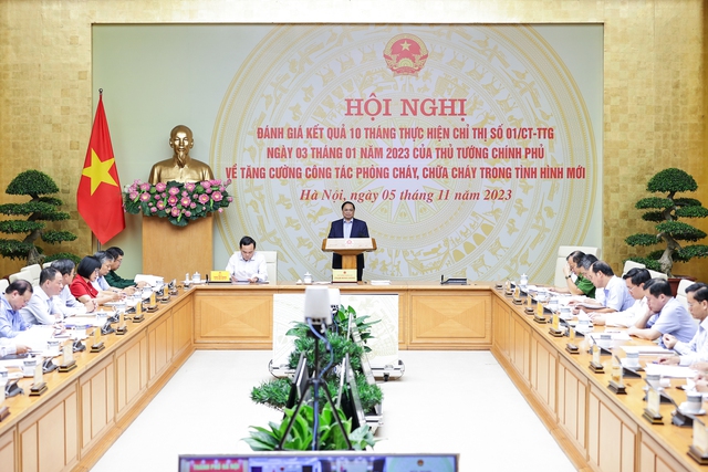 Thủ tướng chỉ đạo các nhiệm vụ, giải pháp trọng tâm để công tác phòng cháy chữa cháy đạt hiệu quả cao nhất - Ảnh 1. Thủ tướng chỉ đạo các nhiệm vụ, giải pháp trọng tâm để công tác phòng cháy chữa cháy đạt hiệu quả cao nhất - Ảnh 1.