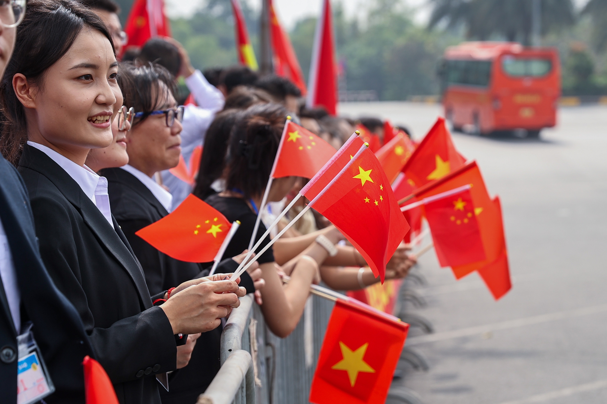 Thủ tướng Phạm Minh Chính đón Tổng Bí thư, Chủ tịch nước Trung Quốc Tập Cận Bình- Ảnh 10. Thủ tướng Phạm Minh Chính đón Tổng Bí thư, Chủ tịch nước Trung Quốc Tập Cận Bình- Ảnh 10.