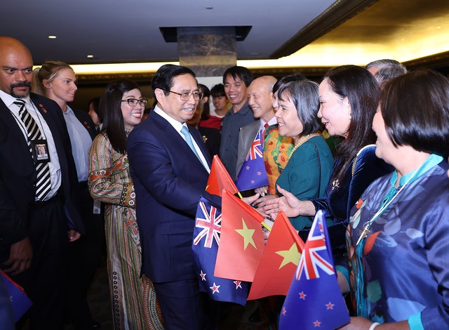 Thủ tướng Phạm Minh Chính tới Auckland, thăm chính thức New Zealand- Ảnh 3. Thủ tướng Phạm Minh Chính tới Auckland, thăm chính thức New Zealand- Ảnh 3.