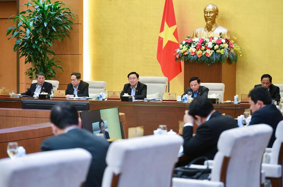 Toàn cảnh buổi làm việc - Ảnh: Quochoi.vn