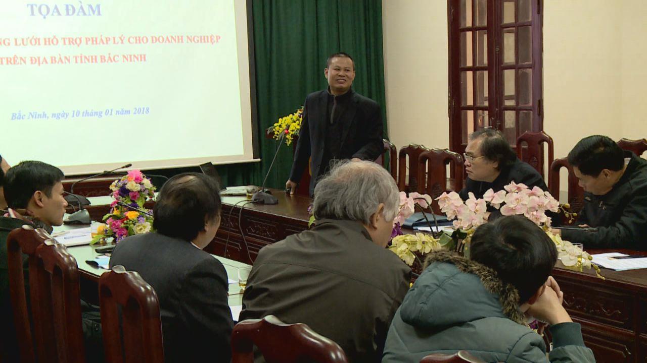 Tọa đàm “Hình thành mạng lưới hỗ trợ pháp lý cho doanh nghiệp trên địa bàn tỉnh”