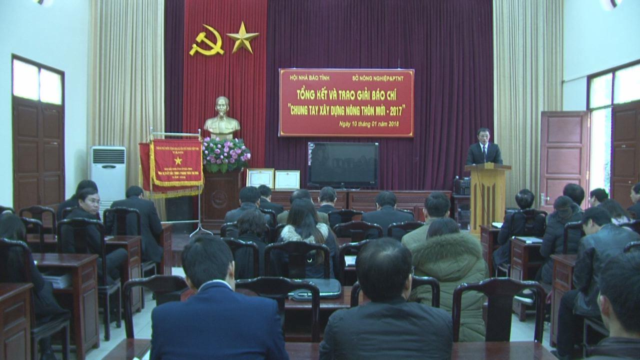 Tổng kết và trao giải báo chí “Chung tay xây dựng nông thôn mới 2017”