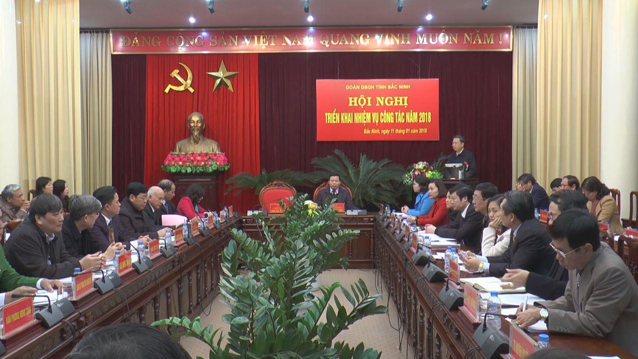 Đoàn Đại biểu Quốc hội tỉnh triển khai nhiệm vụ năm 2018          