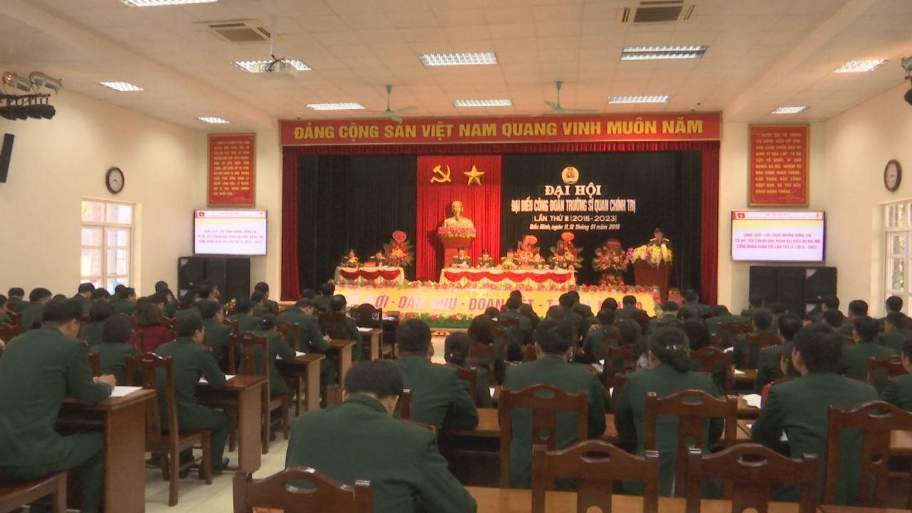 Đại hội Công đoàn Trường Sỹ quan chính trị lần thứ III, nhiệm kỳ 2018 – 2023
