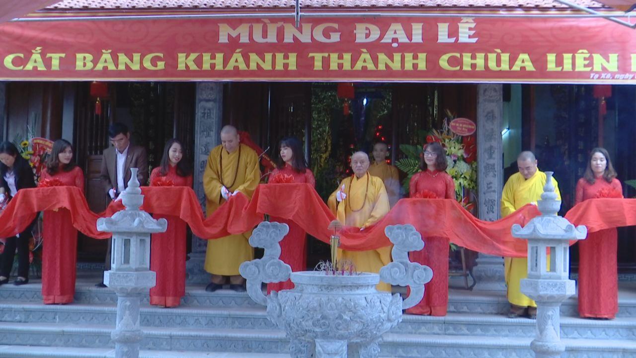 Giáo hội Phật giáo Việt Nam tỉnh Bắc Ninh khánh thành chùa Liên Hoa