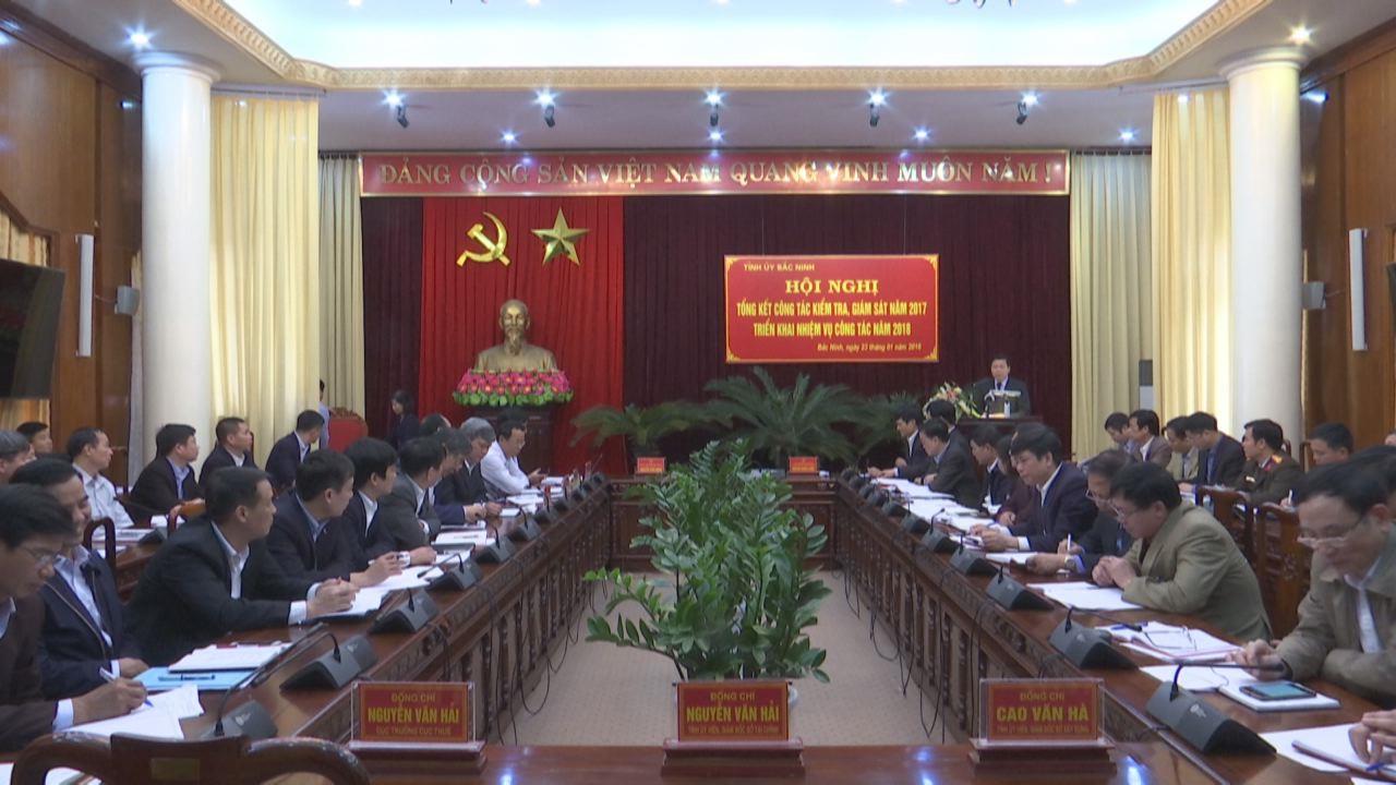 Tỉnh ủy Bắc Ninh triển khai nhiệm vụ kiểm tra, giám sát 2018