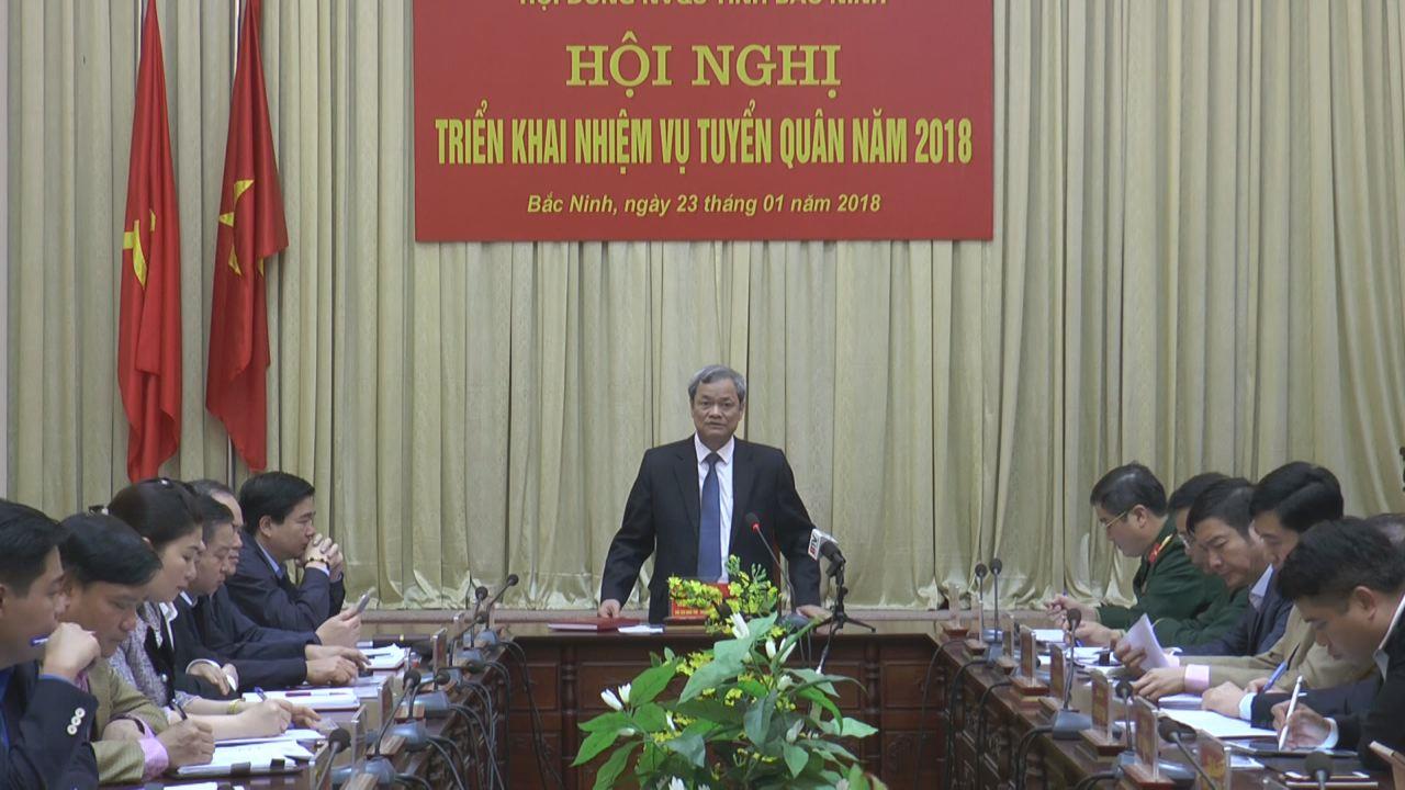 Triển khai nhiệm vụ tuyển quân năm 2018