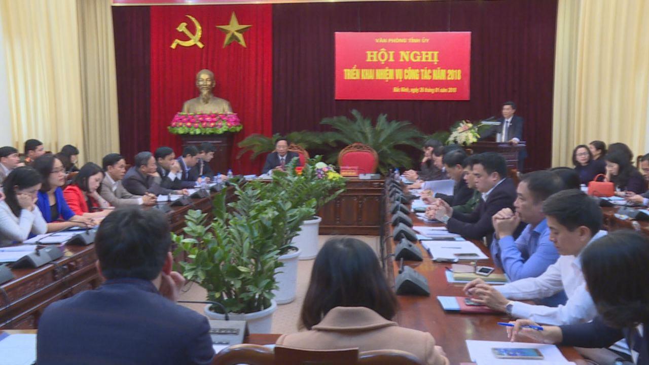 Văn phòng Tỉnh ủy triển khai nhiệm vụ năm 2018