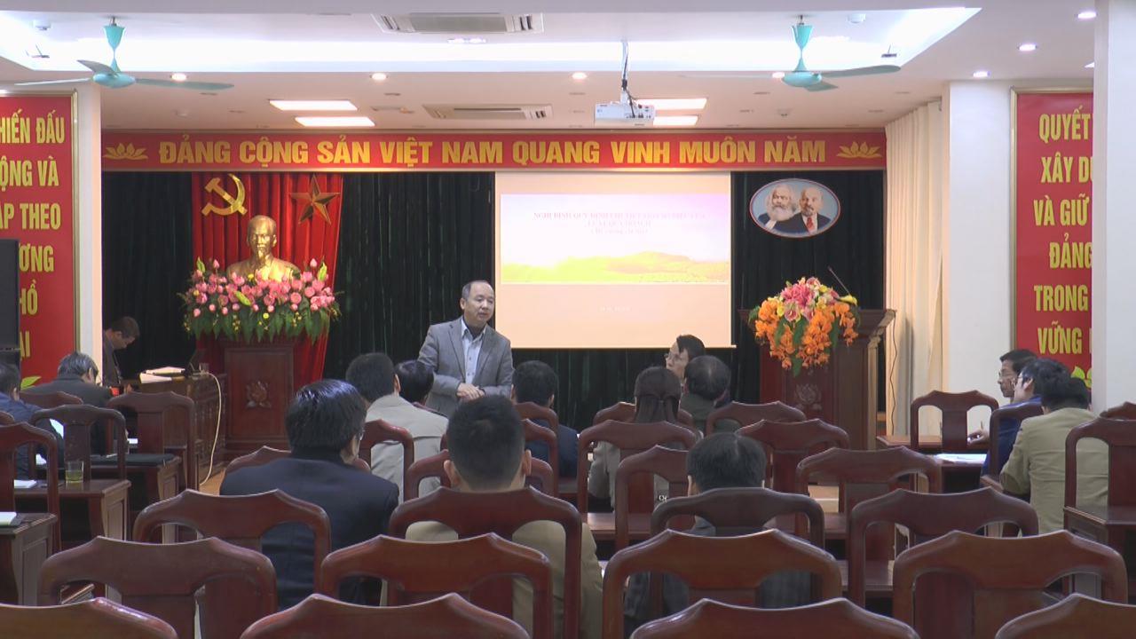 Sở Kế hoạch và đầu tư: Hội nghị trao đổi các vấn đề tích hợp quy hoạch tỉnh