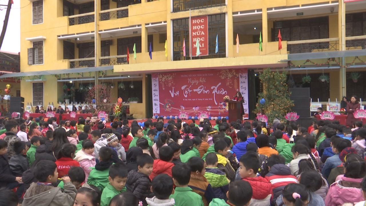 Ngày hội “Vui Tết đón xuân” Trường Tiểu học Trần Quốc Toản