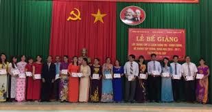 Bế giảng lớp Trung cấp Lý luận Chính trị khóa XII