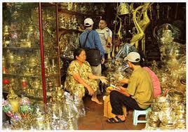 Làng nghề Đại Bái vào xuân.