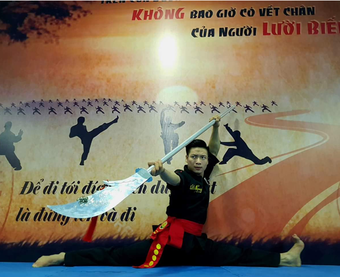Võ sư Út Nguyễn “cháy” hết mình với võ cổ truyền