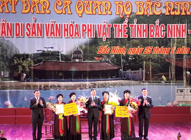 Bế mạc và trao giải Hội thi hát Dân ca Quan họ xuân Mậu Tuất 2018