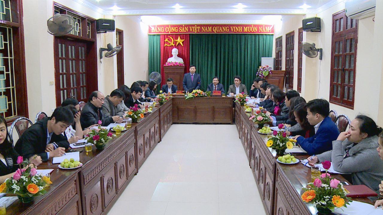 Thường trực Tỉnh ủy làm việc với Đảng ủy Khối các cơ quan tỉnh  và Đảng ủy Khối doanh nghiệp tỉnh