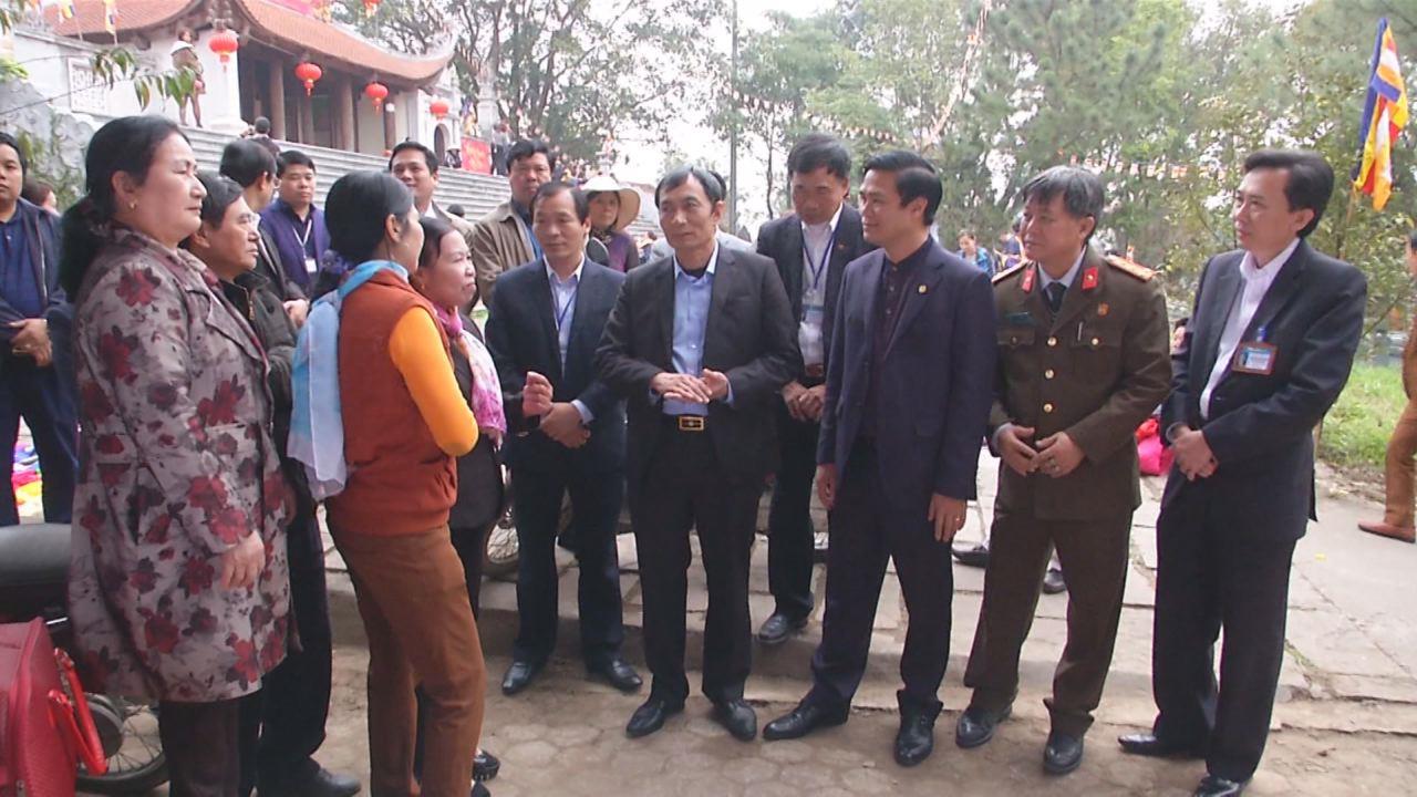Phó Chủ tịch UBND tỉnh Nguyễn Văn Phong kiểm tra công tác chuẩn bị hội Lim