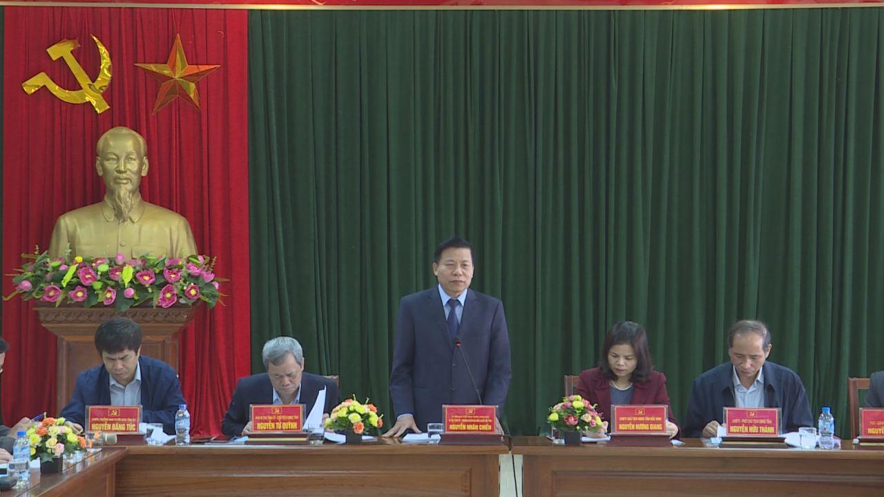 Thường trực Tỉnh ủy làm việc với ngành Nông nghiệp