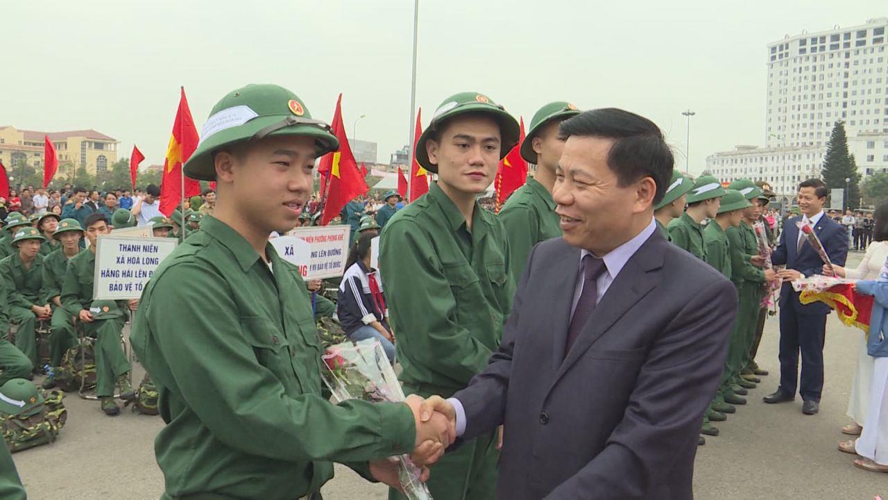 Bắc Ninh đồng loạt tổ chức Lễ giao nhận quân năm 2018