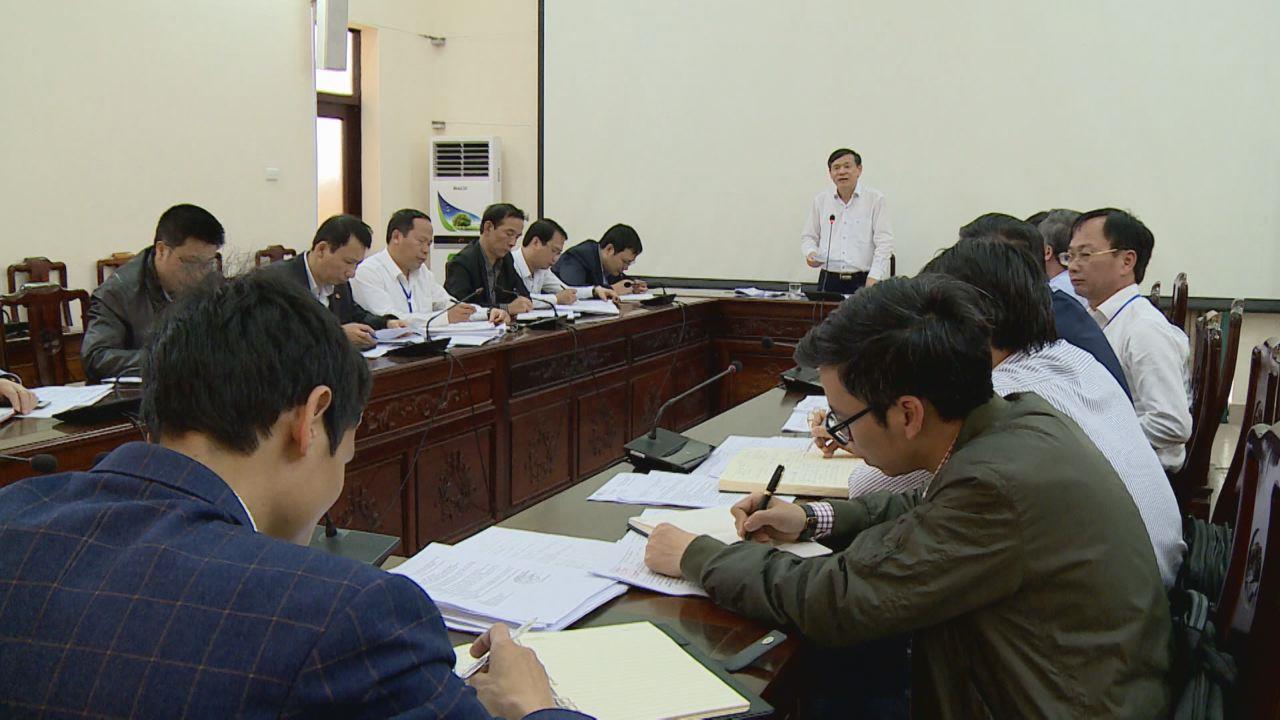 UBND tỉnh họp về công tác đầu tư xây dựng cơ bản