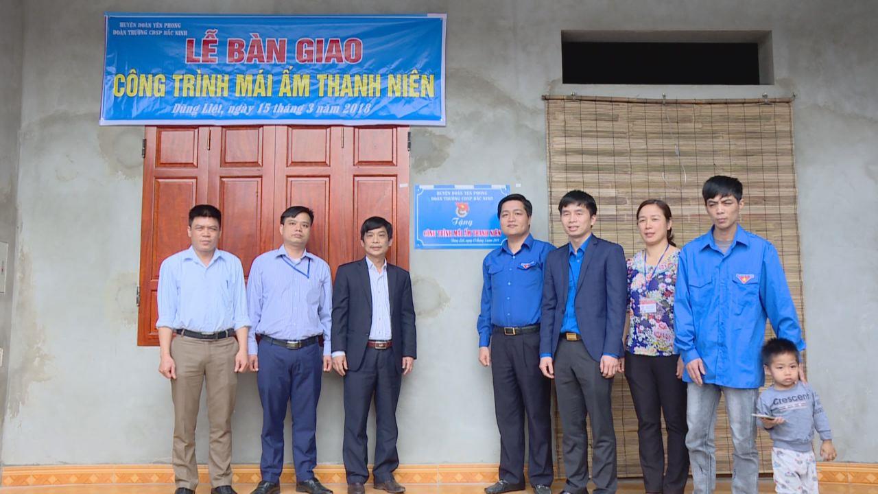 Bàn giao công trình “Mái ấm thanh niên” 2018
