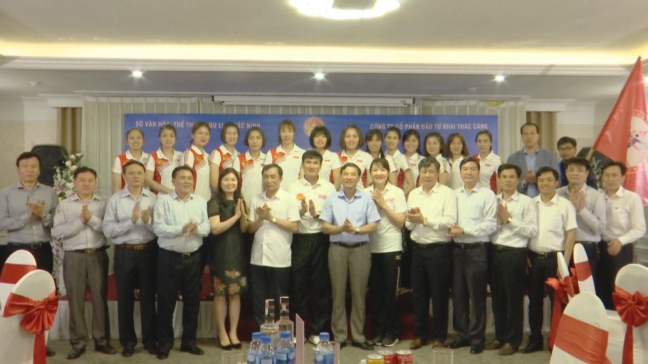 Lễ xuất quân Đội bóng chuyền nữ Kinh Bắc