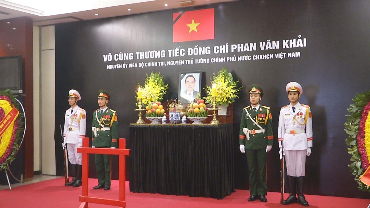 Tổ chức trọng thể Lễ viếng nguyên Thủ tướng Phan Văn Khải           