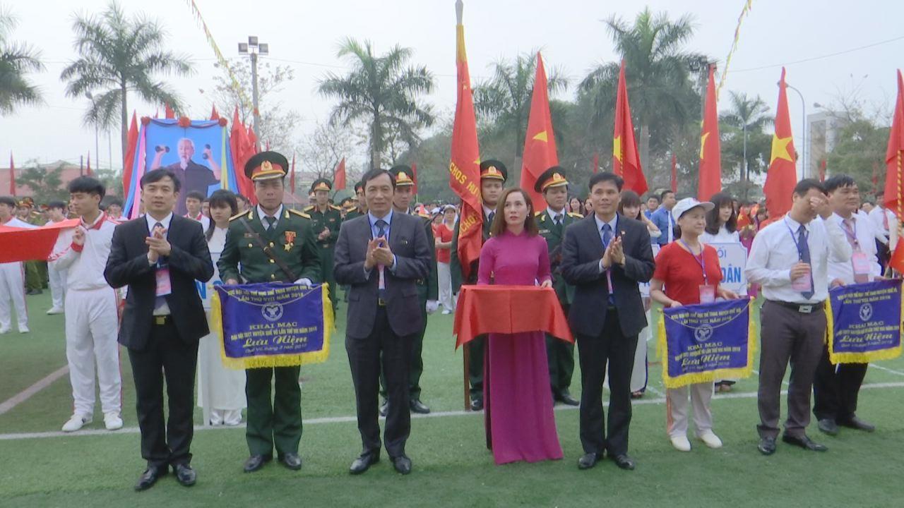 Khai mạc Đại hội Thể dục thể thao huyện Quế Võ lần thứ VIII/2018