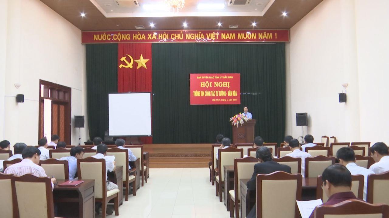 Hội nghị thông tin công tác tư tưởng văn hóa tháng 3
