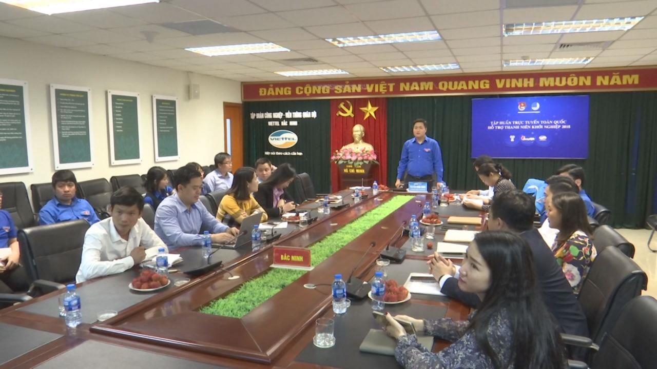 Tập huấn trực tuyến hỗ trợ thanh niên khởi nghiệp cho cán bộ Đoàn, Hội 2018