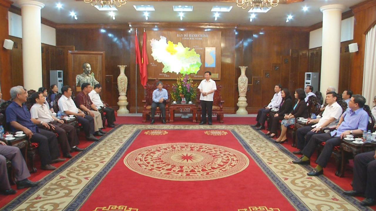 Bí thư Tỉnh ủy tiếp đoàn đại biểu nguyên học viên Học viện Chính trị Quốc gia Hồ Chí Minh           
