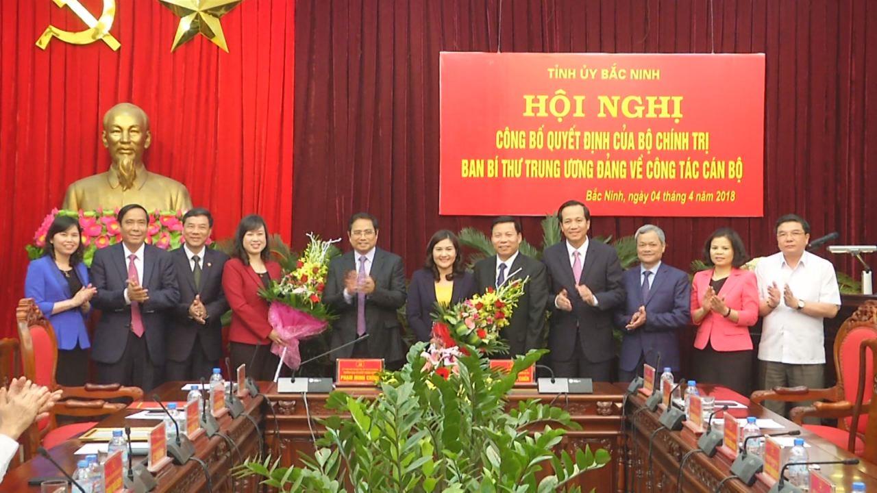 Tỉnh ủy Bắc Ninh công bố Quyết định về công tác cán bộ
