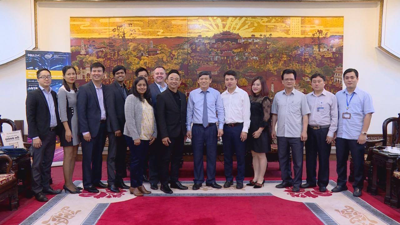 Phó Chủ tịch Thường trực UBND tỉnh tiếp và làm việc với Công ty Dell EMC
