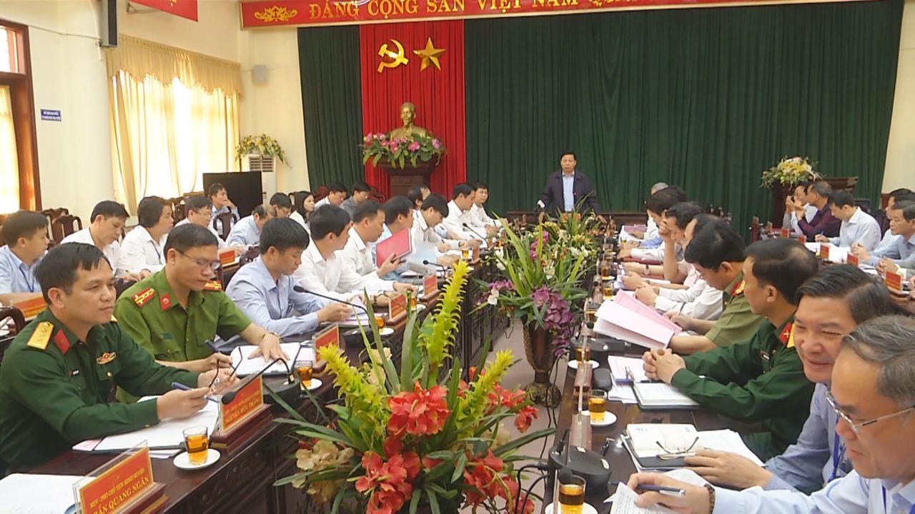 Bí thư Tỉnh ủy Nguyễn Nhân Chiến làm việc tại huyện Tiên Du