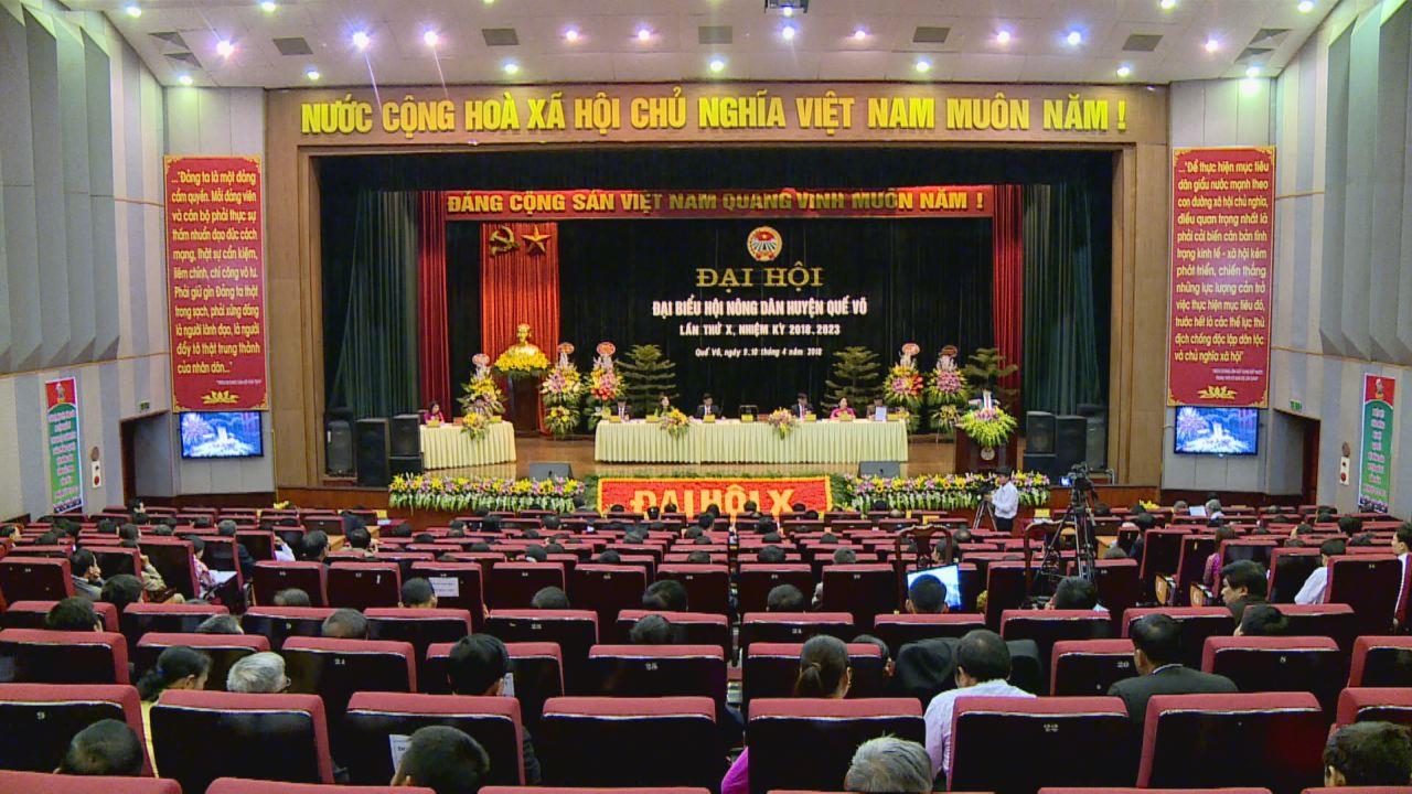 Đại hội Hội Nông dân huyện Quế Võ lần thứ X, nhiệm kỳ 2018-2023