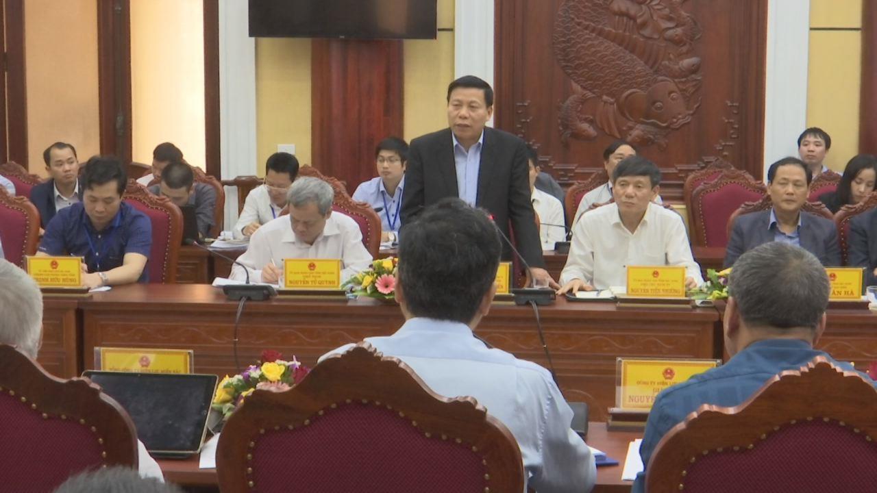 Lãnh đạo tỉnh làm việc với Tập đoàn Điện lực Việt Nam