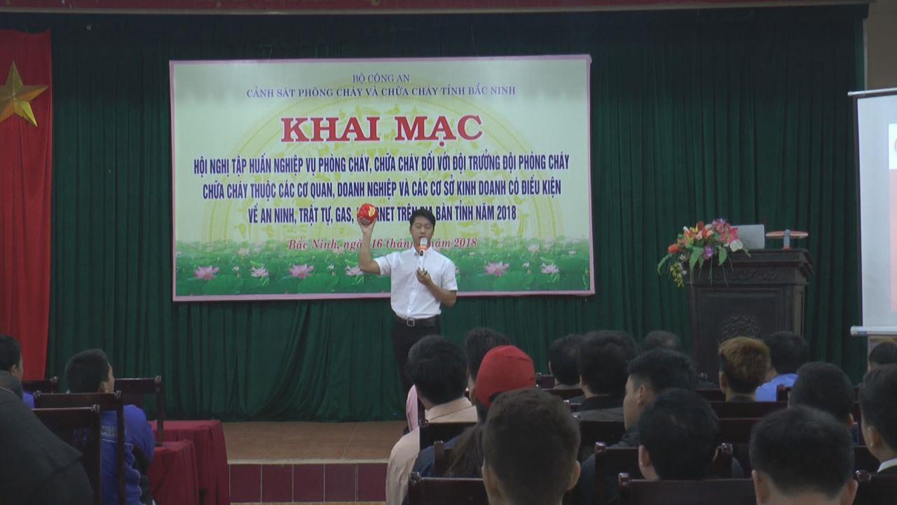 Tập huấn nghiệp vụ PCCC cho 237 cơ sở doanh nghiệp tại các Khu công nghiệp