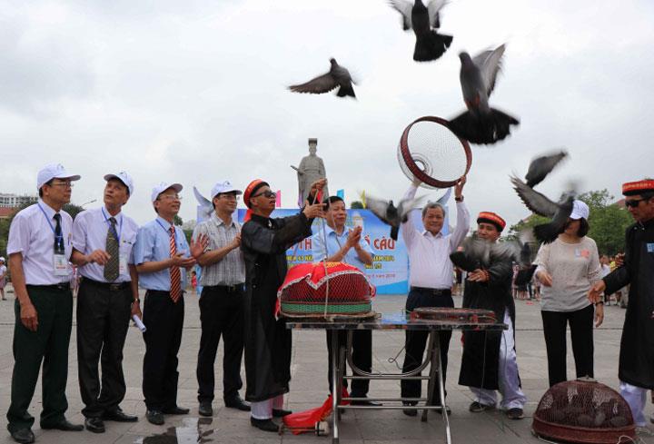 Khai mạc Hội thi Thả chim bồ câu tỉnh Bắc Ninh năm 2018