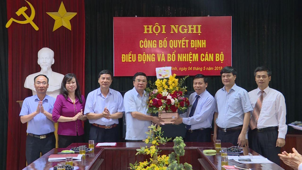Ủy ban Kiểm tra Tỉnh ủy công bố Quyết định điều động và bổ nhiệm cán bộ