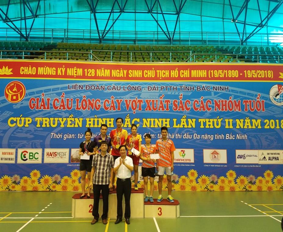 Bế mạc Giải cầu lông cúp Truyền hình Bắc Ninh lần thứ II năm 2018