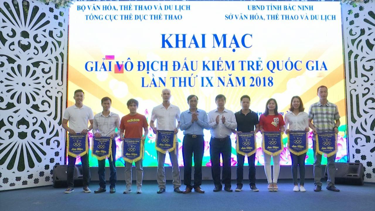 Khai mạc giải Đấu kiếm trẻ Quốc gia lần thứ IX năm 2018           