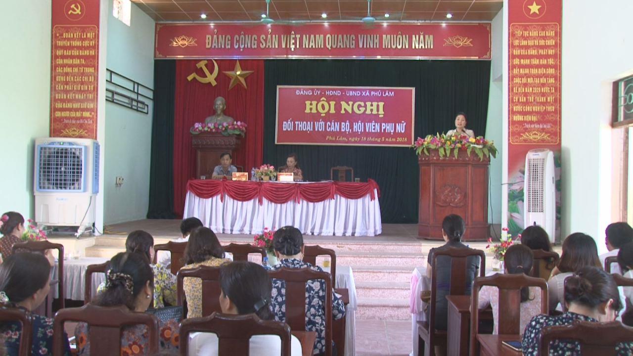 Hội Liên hiệp Phụ nữ tỉnh tổ chức Hội nghị đối thoại tại huyện Tiên Du