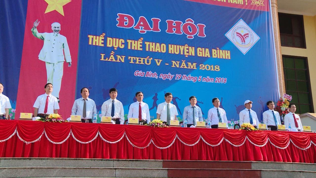Khai mạc Đại hội TDTT huyện Gia Bình lần thứ V/2018