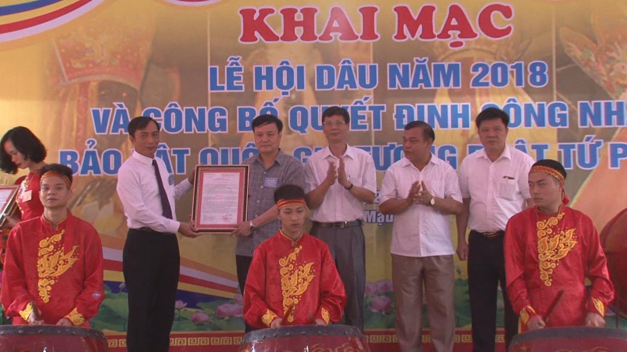 Phó Chủ tịch UBND tỉnh Nguyễn Văn Phong dự Lễ khai hội Chùa Dâu 2018