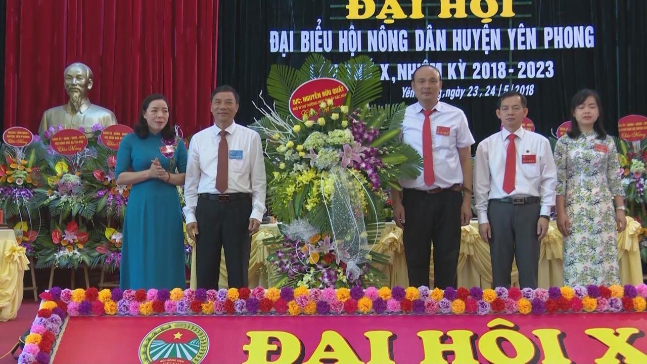 Đại hội Đại biểu Hội Nông dân huyện Yên Phong lần thứ 10 nhiệm kỳ 2018 - 2023           