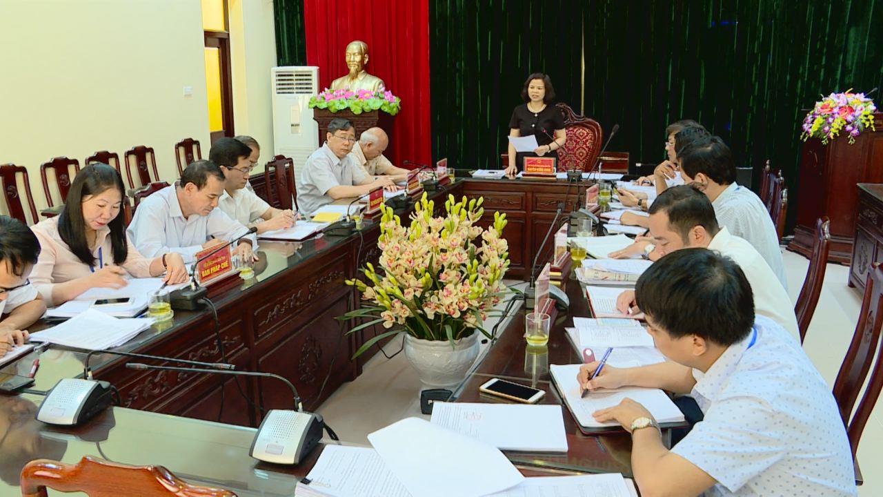 Thường trực HĐND tỉnh giám sát Sở Xây dựng  về công tác hỗ trợ xây dựng nhà ở cho người có công, người nghèo