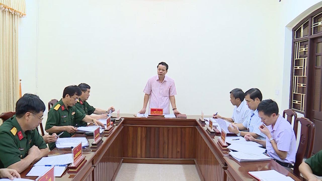 Kiểm tra, rà soát thực hiện công tác cán bộ tại Đảng ủy Quân sự tỉnh