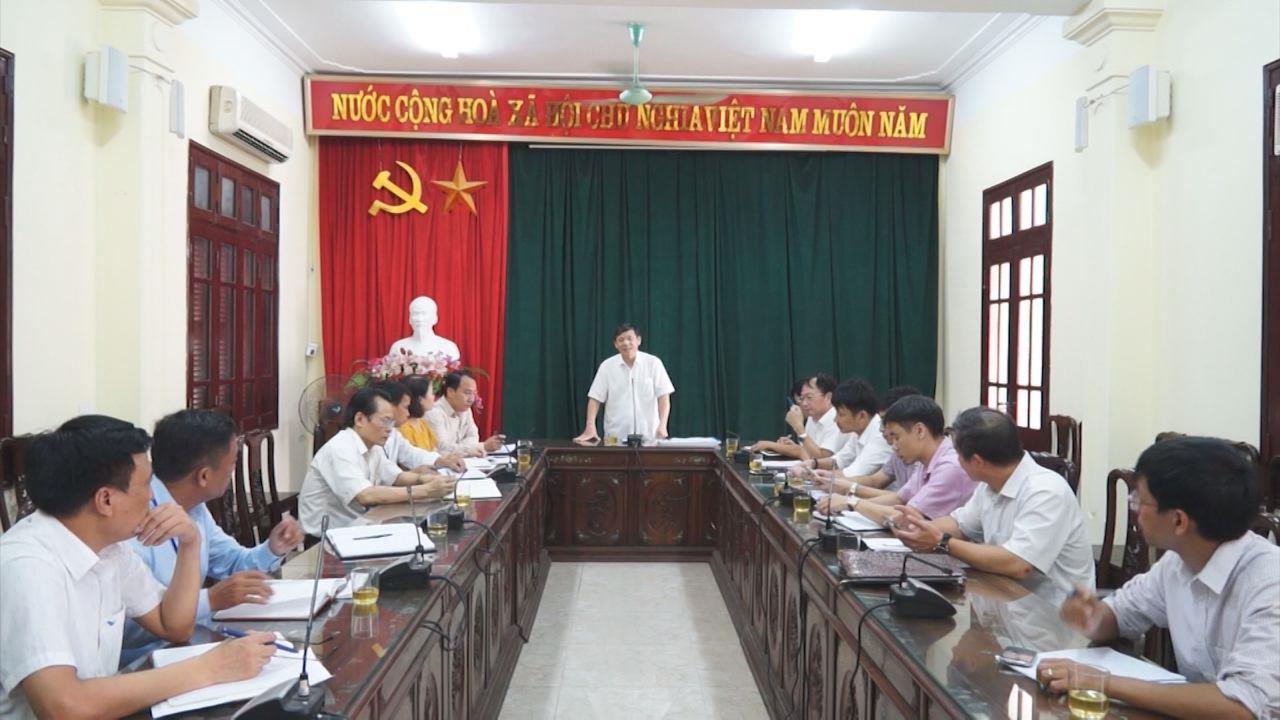 Phó Chủ tịch Thường trực UBND tỉnh làm việc tại thị xã Từ Sơn