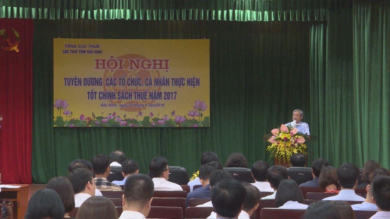 Bắc Ninh: Khen thưởng 142 tổ chức, cá nhân thực hiện tốt chính sách, pháp luật thuế