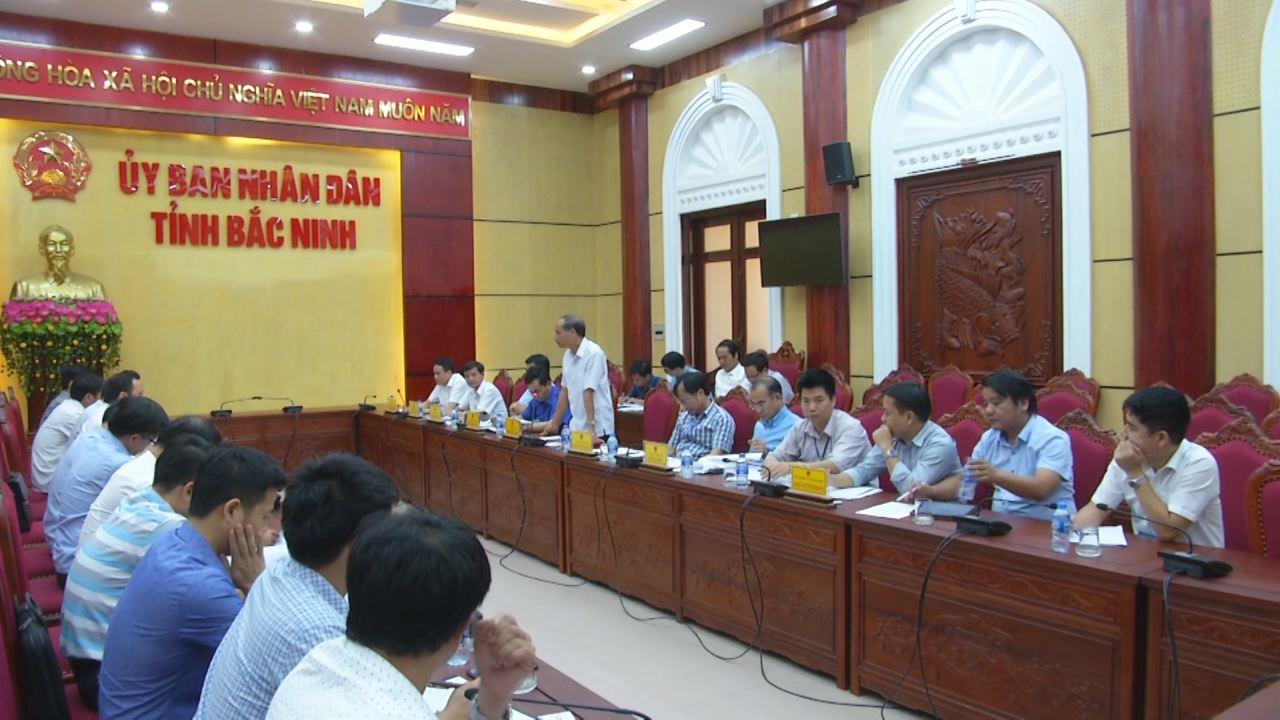 Đoàn công tác UBND tỉnh Hưng Yên làm việc với UBND tỉnh Bắc Ninh