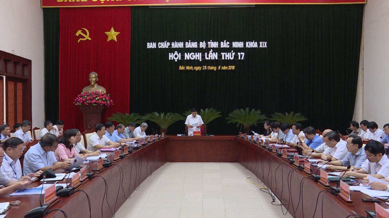 Hội nghị lần thứ 17 Ban Chấp hành Đảng bộ tỉnh khóa XIX